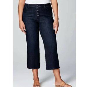 J. Jill Denim Women's Jeans High-Rise Straight Leg Crops Size 14P